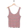 L'agence Sade Stripe Tank In Multi