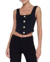 L'agence Sasha Tank Top In Blue