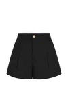 L'agence Saige Safari Shorts In Black