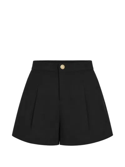 L'agence Saige Safari Shorts In Black