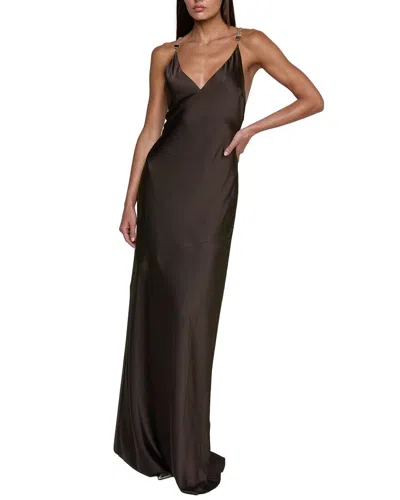 L'agence Saint Long Dress In Brown
