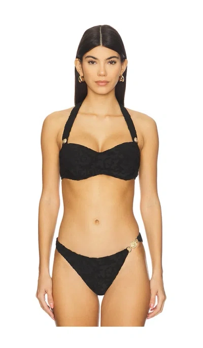 L'agence Sally Bikini Top In Black