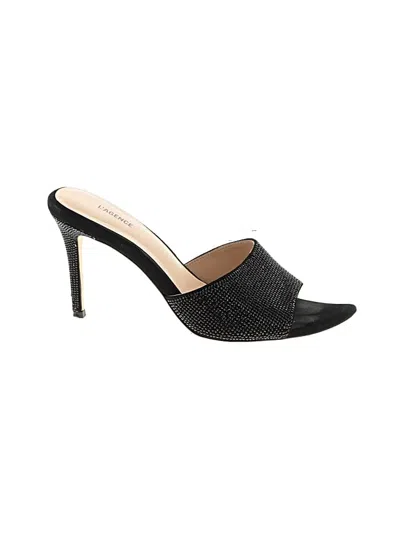Pre-owned L'agence Sandals In Black