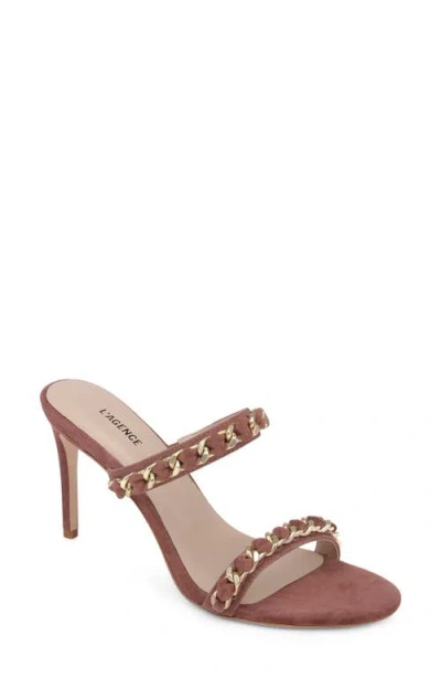L'agence Sarika Two-strap Sandal In Brown