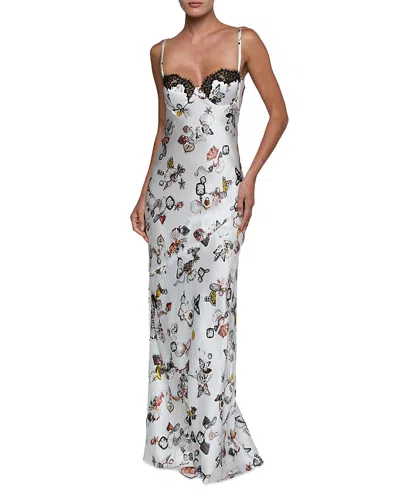 L'agence Sayla Silk Gown In Multi