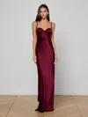L'agence Sayla Silk Gown In Red
