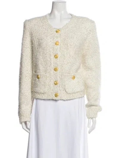 Pre-owned L'agence Scoop Neck Sweater W/ Tags In Neutral