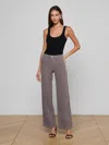 L'agence Scottie Corduroy Wide-leg Jean In Brown
