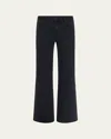 L'agence Scottie High-rise Wide Jeans In Black
