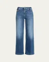 L'agence Scottie High-rise Wide Jeans In Blue