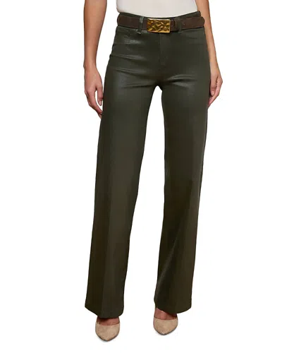 L'agence Scottie High Rise Wide Leg Jeans In Deep Olive In Green