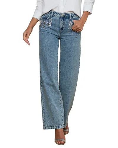 L'agence Scottie High-rise Wide Leg Jean In Blue