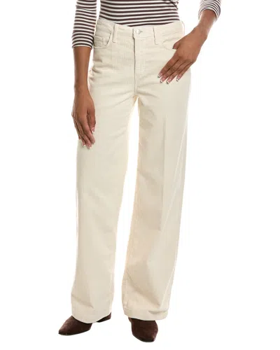 L'agence Scottie High-rise Wide Leg Pant In White