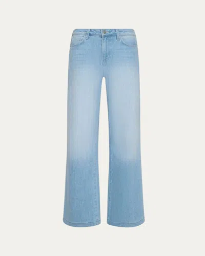 L'agence Scottie High-rise Wide-leg Jeans In Blue