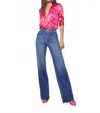 L'agence Scottie Wide Leg Jean In Hasting In Blue