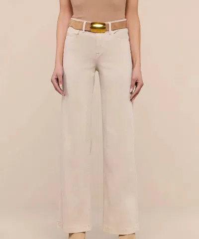 L'agence Scottie Wide Leg Jean In Tiger In Neutral