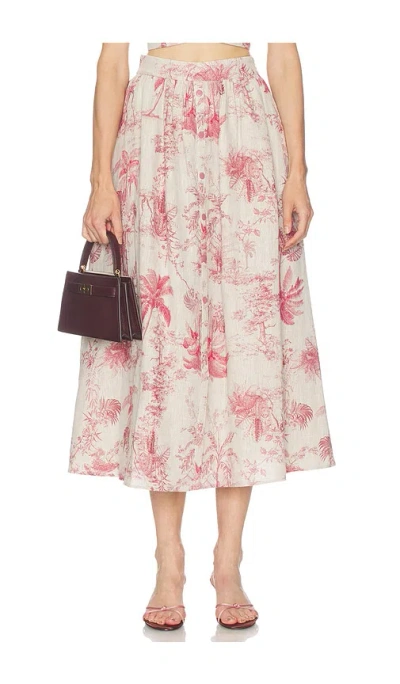 L'agence Seina Midi Skirt