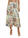 L'agence Seina Midi Skirt In Multicolor In Pink