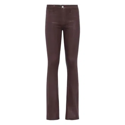 L'agence Selma Sleek Baby Bootcut In Burgundy