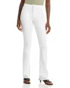 L'agence Selma Cotton Stretch High Rise Bootcut Jeans In Blanc In Blanc
