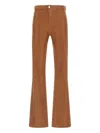 L'agence Selma Flared Jeans In Brown