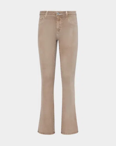 L'agence Selma High-rise Coated Sleek Baby Boot Jeans