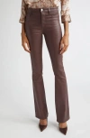 L'agence Selma High Waist Baby Boot Jeans In Brown