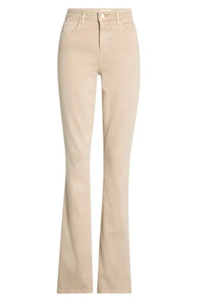 L'agence Selma High Waist Baby Bootcut Jeans In Neutral