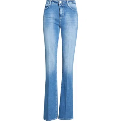 L'agence Selma High Waist Sleek Baby Bootcut Jeans In Blue