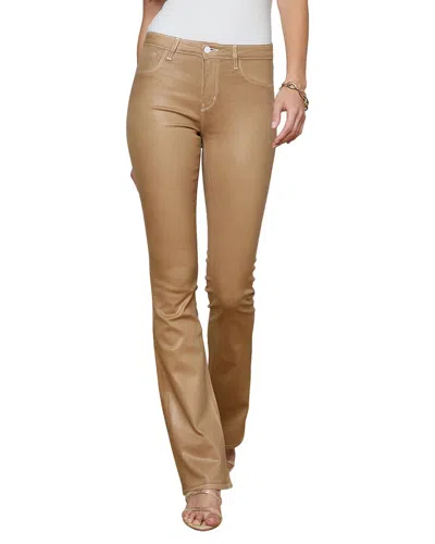 L'agence Selma High-rise Sleek Baby Bootcut Jean In Brown