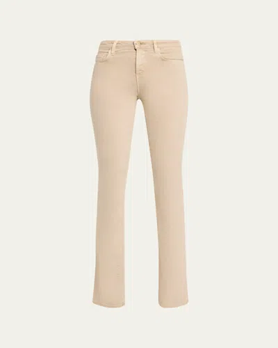 L'agence Selma High-rise Slim Bootcut Jeans In Neutral