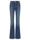 L'agence Flared Stone-washed Jeans In Blue