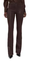 L'agence Ruth High Rise Bootcut Jean In Espresso Coated In Brown