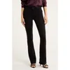 L'agence Selma Sleek Baby Bootcut Jeans In Black