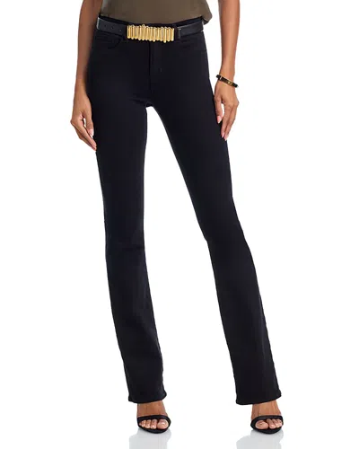 L'agence Selma Stretch High Rise Bootcut Jeans In Noir In Black