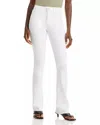 L'agence Selma Stretch High Rise Bootcut Jeans In White In White