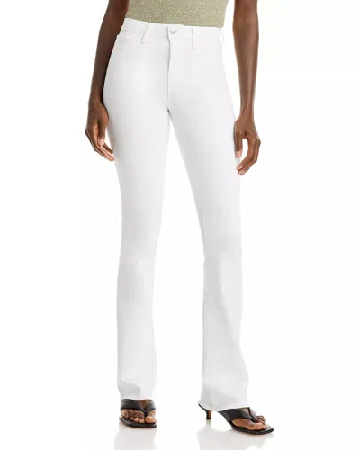 L'agence Selma Stretch High Rise Bootcut Jeans In White
