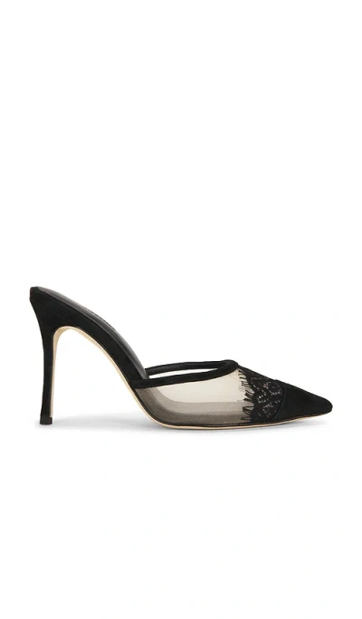 L'agence Semois Pointed Toe Mule In Black