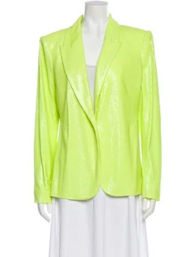 Pre-owned L'agence Sequin Blazer W/ Tags In Green