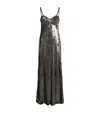 L'agence Sequin Sayla Gown In Multi