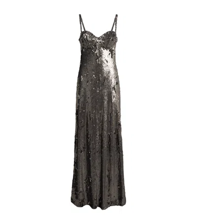 L'agence Sequin Sayla Gown In Multi