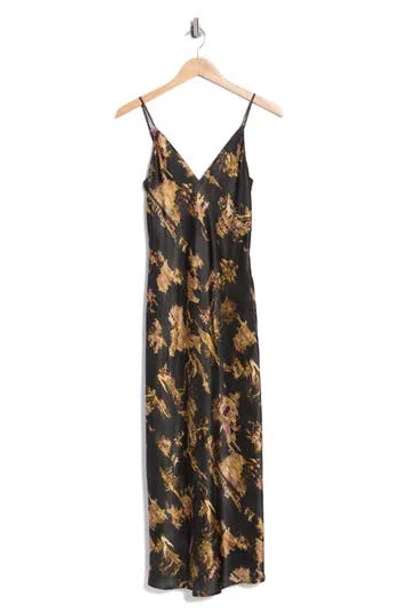 L'agence Seridie Silk Maxi Slipdress