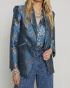 L'agence Sheila Structured Blazer Blue Horizon In Blue