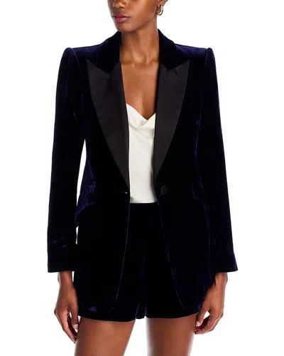 L'agence Sheila Structured Tux Blazer In Black