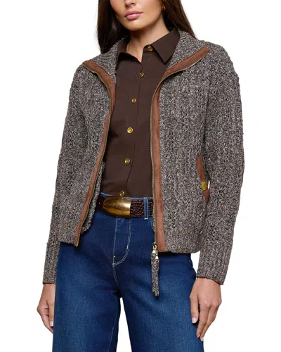 L'agence Shiloh Cardigan In Gray