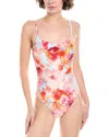 Lagence L'agence Shimmer One-piece In Multi