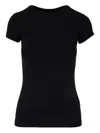 L'agence Short-sleeve Crew-neck T-shirt In Black