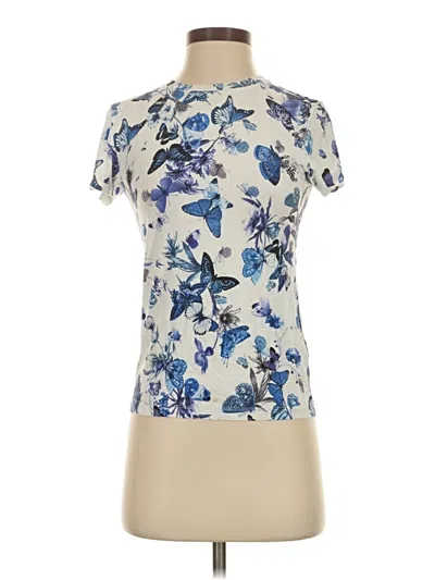 Pre-owned L'agence Short Sleeve T-shirt In Ivory