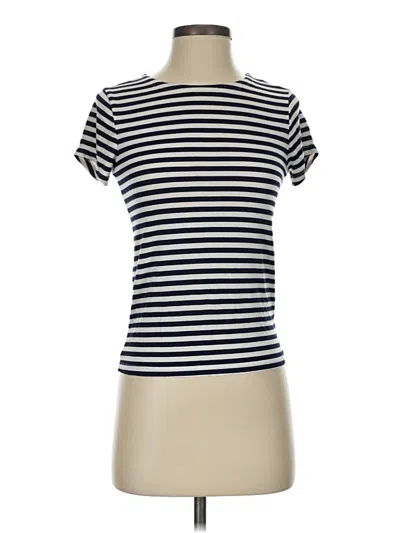 Pre-owned L'agence Short Sleeve T-shirt In White