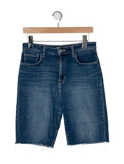 Pre-owned L'agence Shorts In Blue